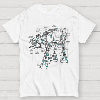 Walker's Blueprint Geek T-Shirt