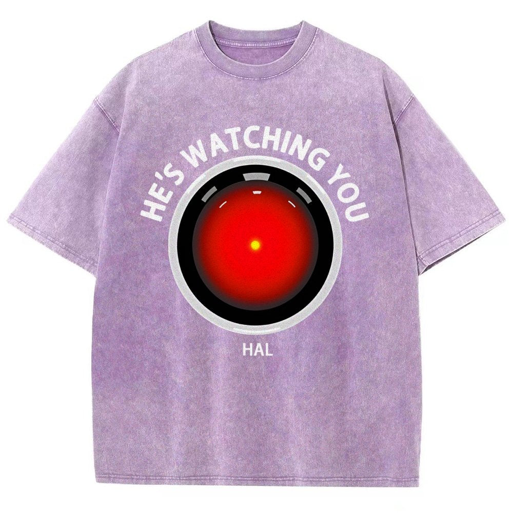 HAL Is Watching YOU Vintage Distressed T-shirt