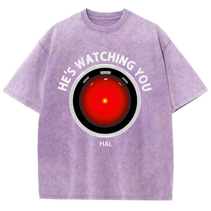 HAL Is Watching YOU Vintage Distressed T-shirt