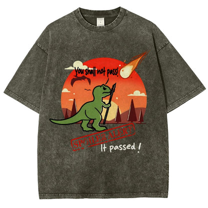 Spoiler Alert You Can't Go Through! Vintage Distressed T-shirt