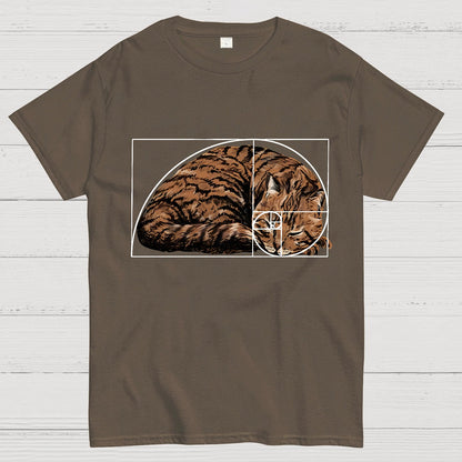 Fibonacci sequence Cat Geek T-Shirt