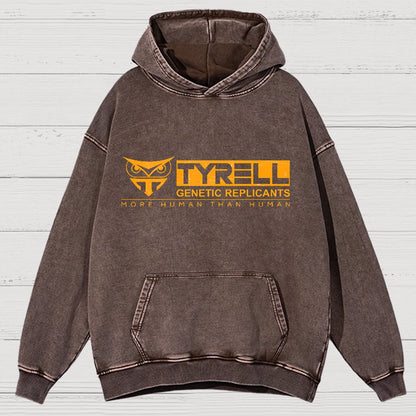 More Human Than Human Vintage Distressed Hoodie