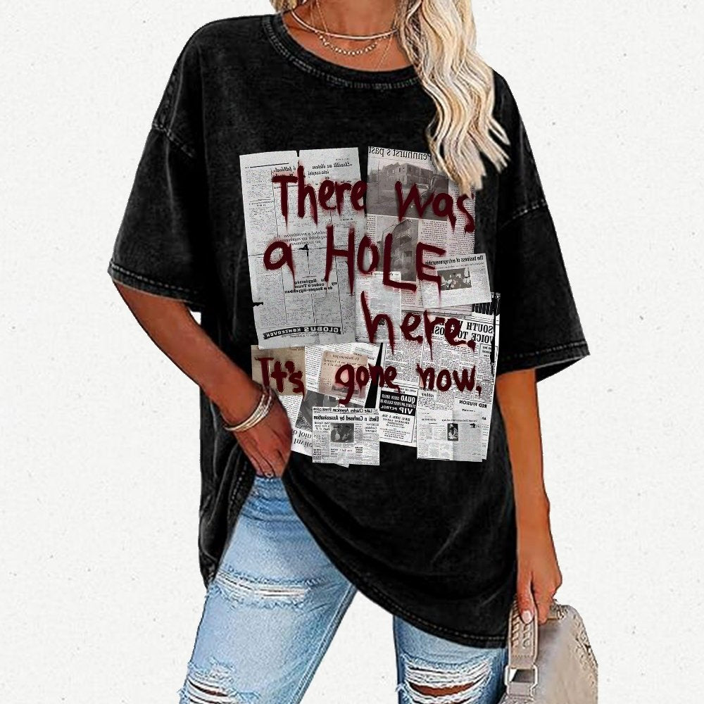 There Was a Hole Vintage Distressed T-shirt