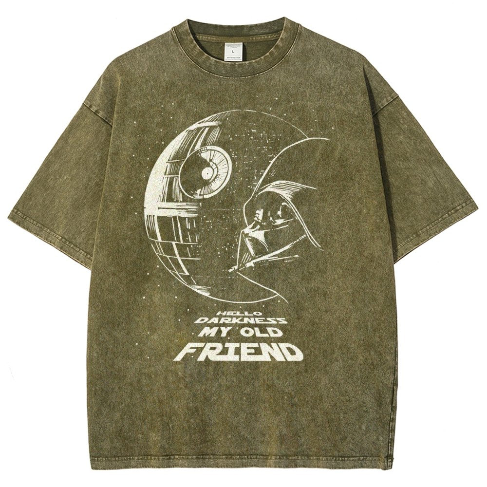 Hello Darkness My Old Friend Vintage Distressed T-shirt