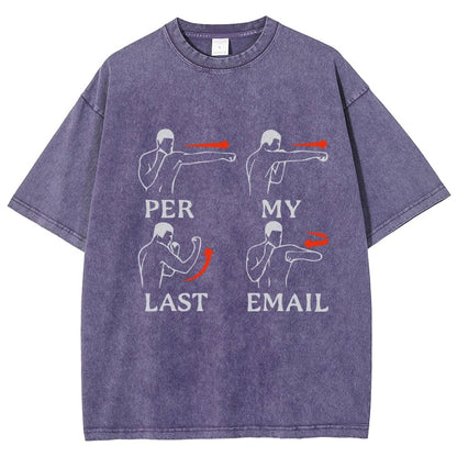 Per My Last Email Vintage Distressed T-shirt