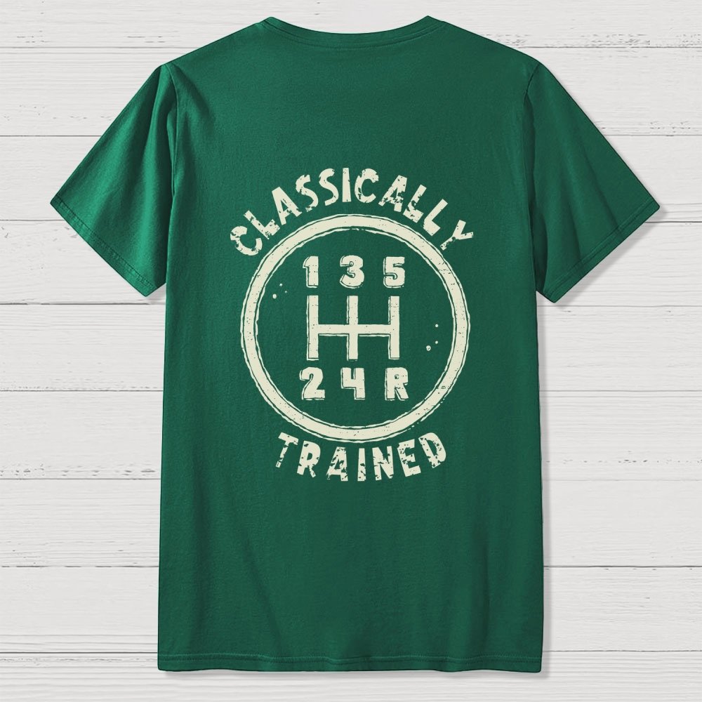 Classically Trained Front And Back Printing Geek T-Shirt