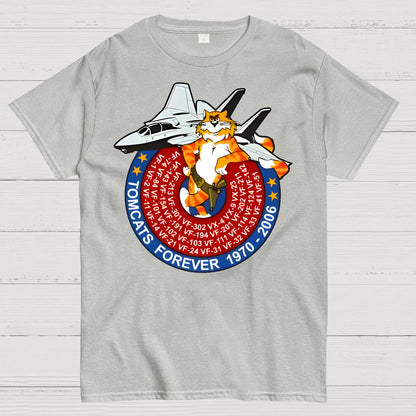 F-14 Tomcat - Tomcats Forever 1970 Geek T-Shirt