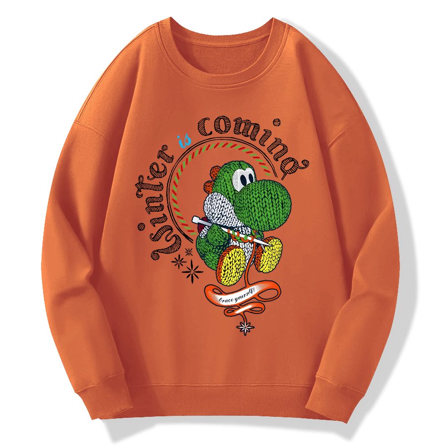 Cold Days Ahead Brace yourself! Geek Cotton Sweatshirt