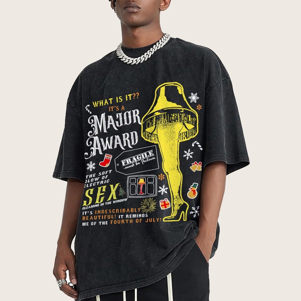 A Major Award Leg Lamp Vintage Distressed T-shirt