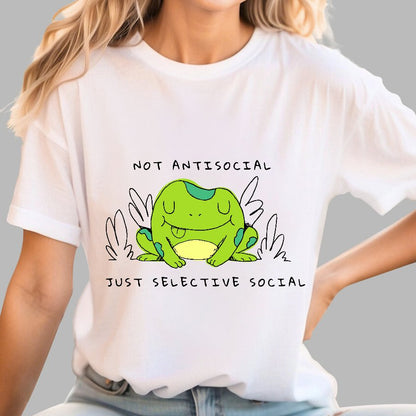 Not antisocial... Just selective social Geek T-Shirt