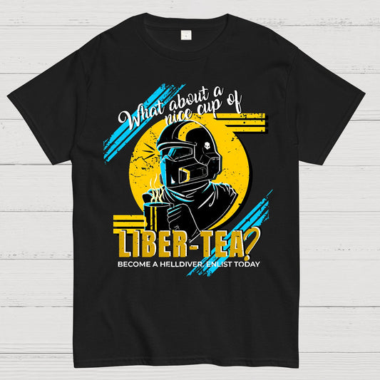 What about a cup of Liber-tea? Geek T-Shirt