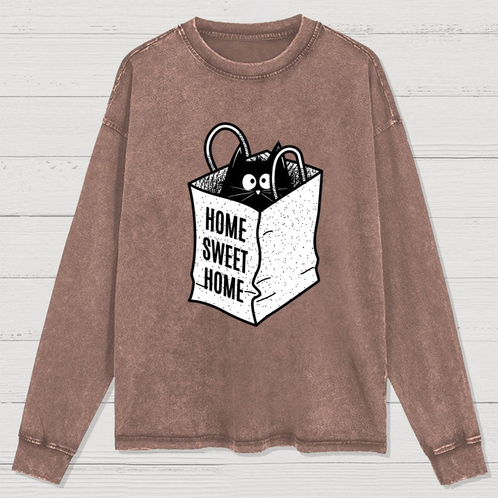 Home Sweet Home Washed Long Sleeve Tee