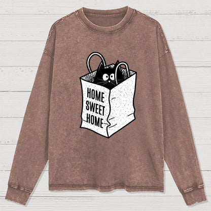Home Sweet Home Washed Long Sleeve Tee