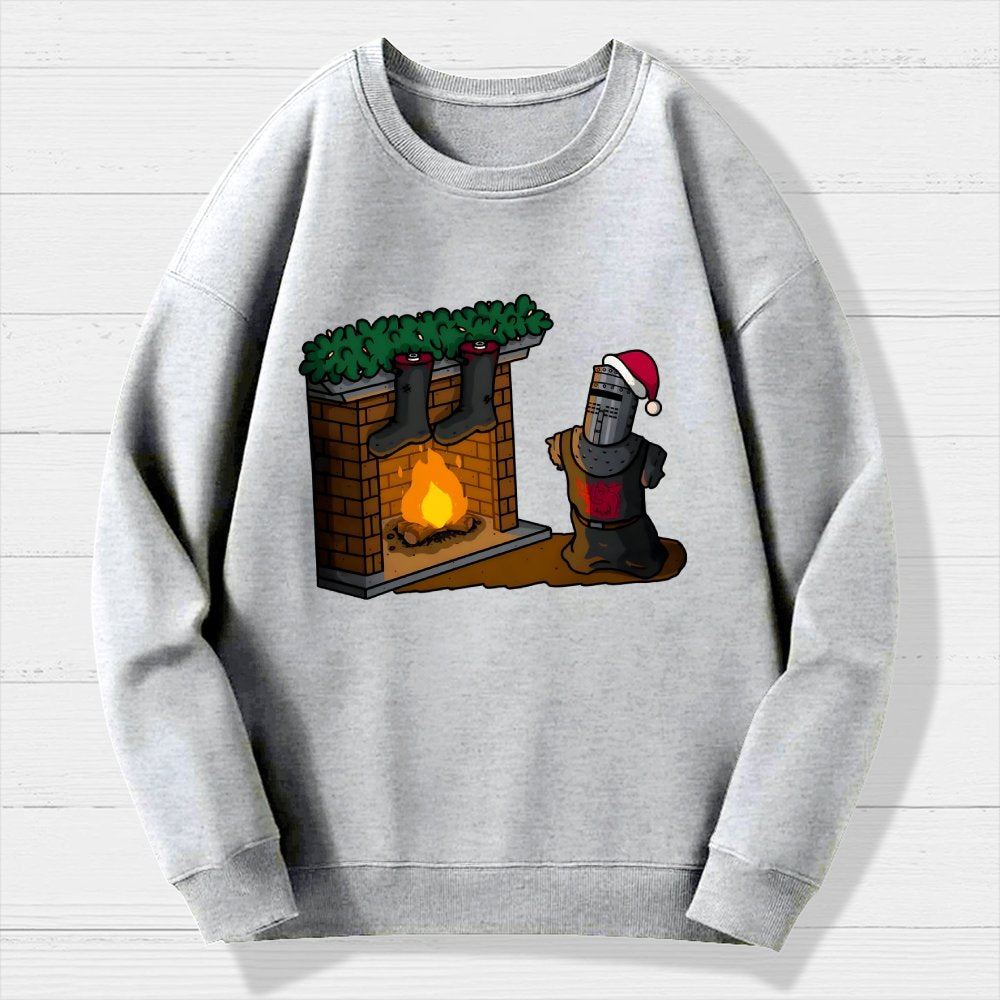 Black Knight Christmas Geek Cotton Sweatshirt