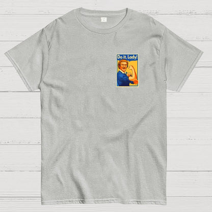 Do It Lady Front And Back Printing Geek T-Shirt
