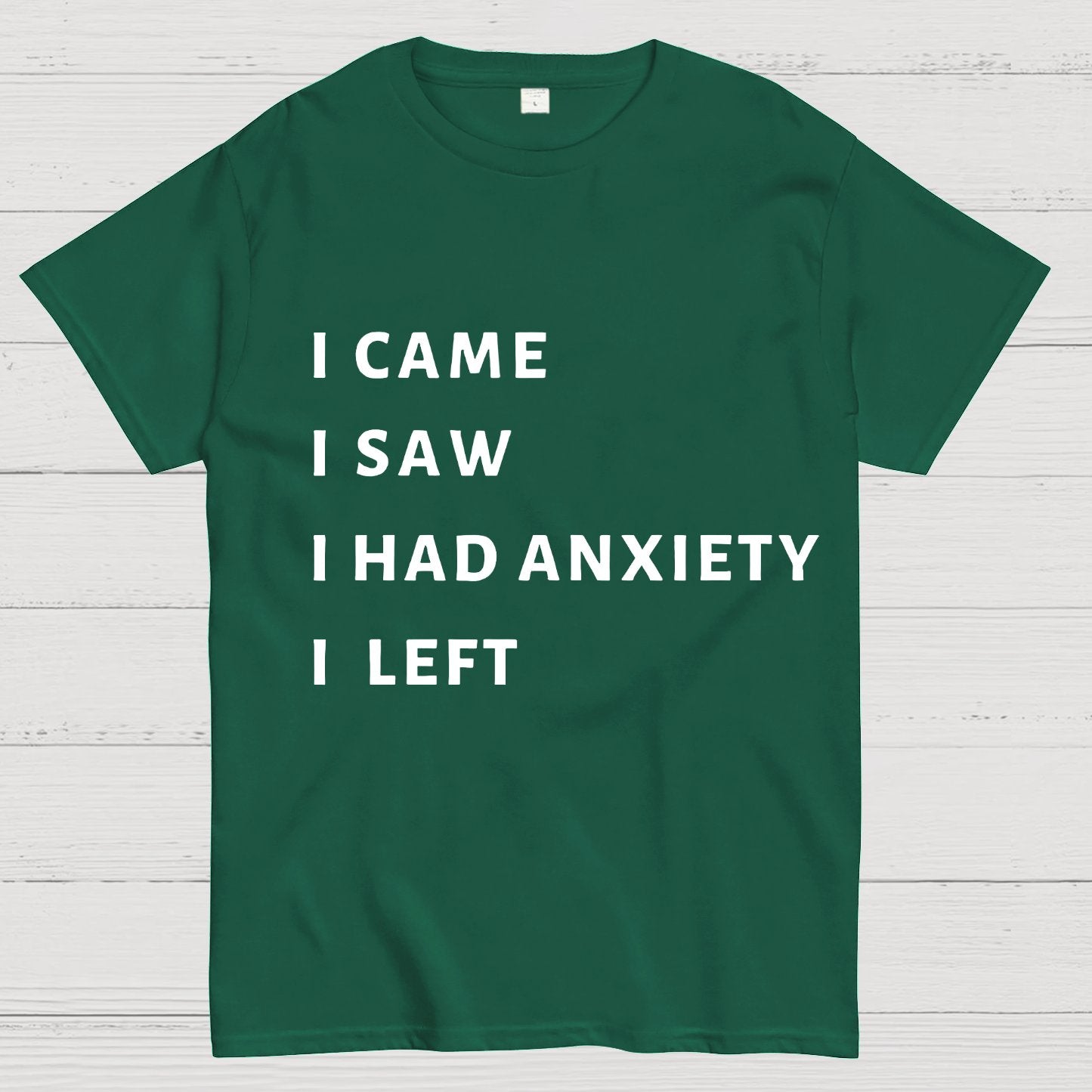 I Came I Saw I Had Anxiety I Left Geeky T-Shirt
