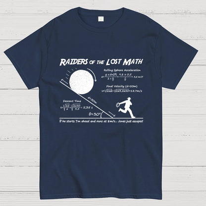 Raiders of the Lost Math Geek T-Shirt