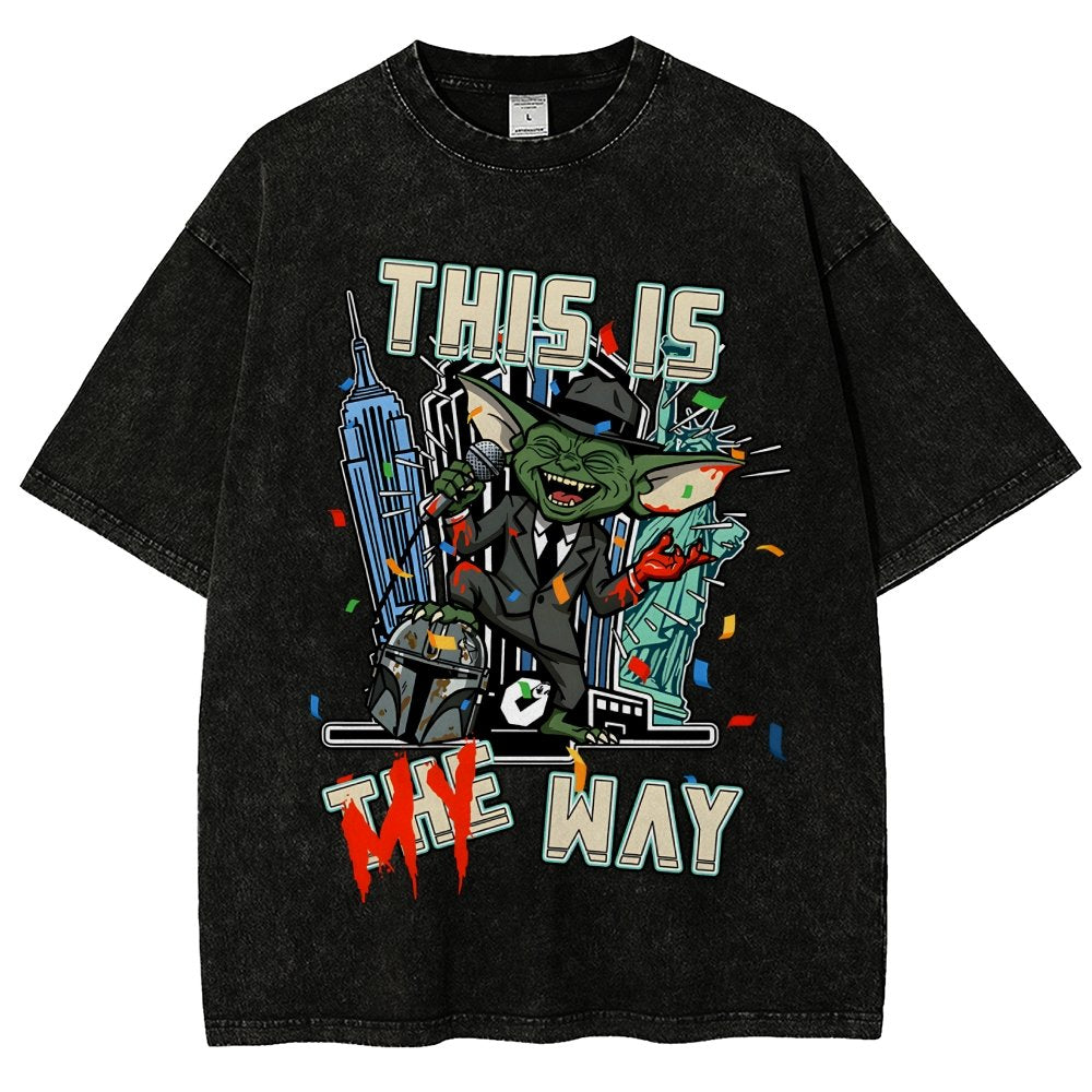 My WAY Vintage Distressed T-shirt