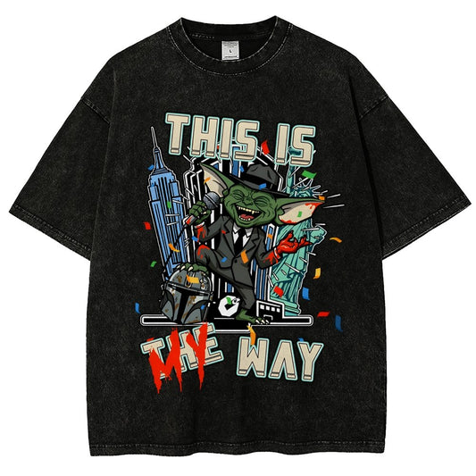 My WAY Vintage Distressed T-shirt