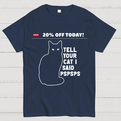 Tell Your Cat Geek T-Shirt
