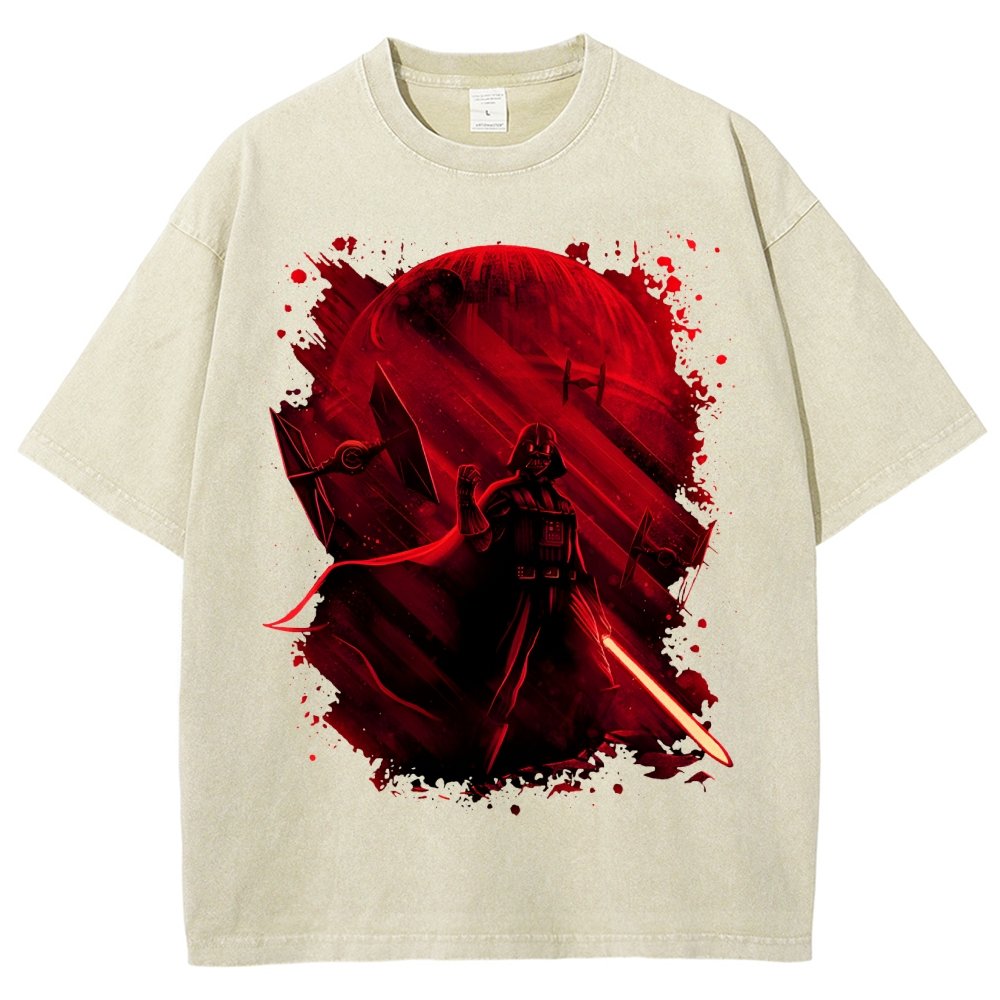 Dark Power Vintage Distressed T-shirt