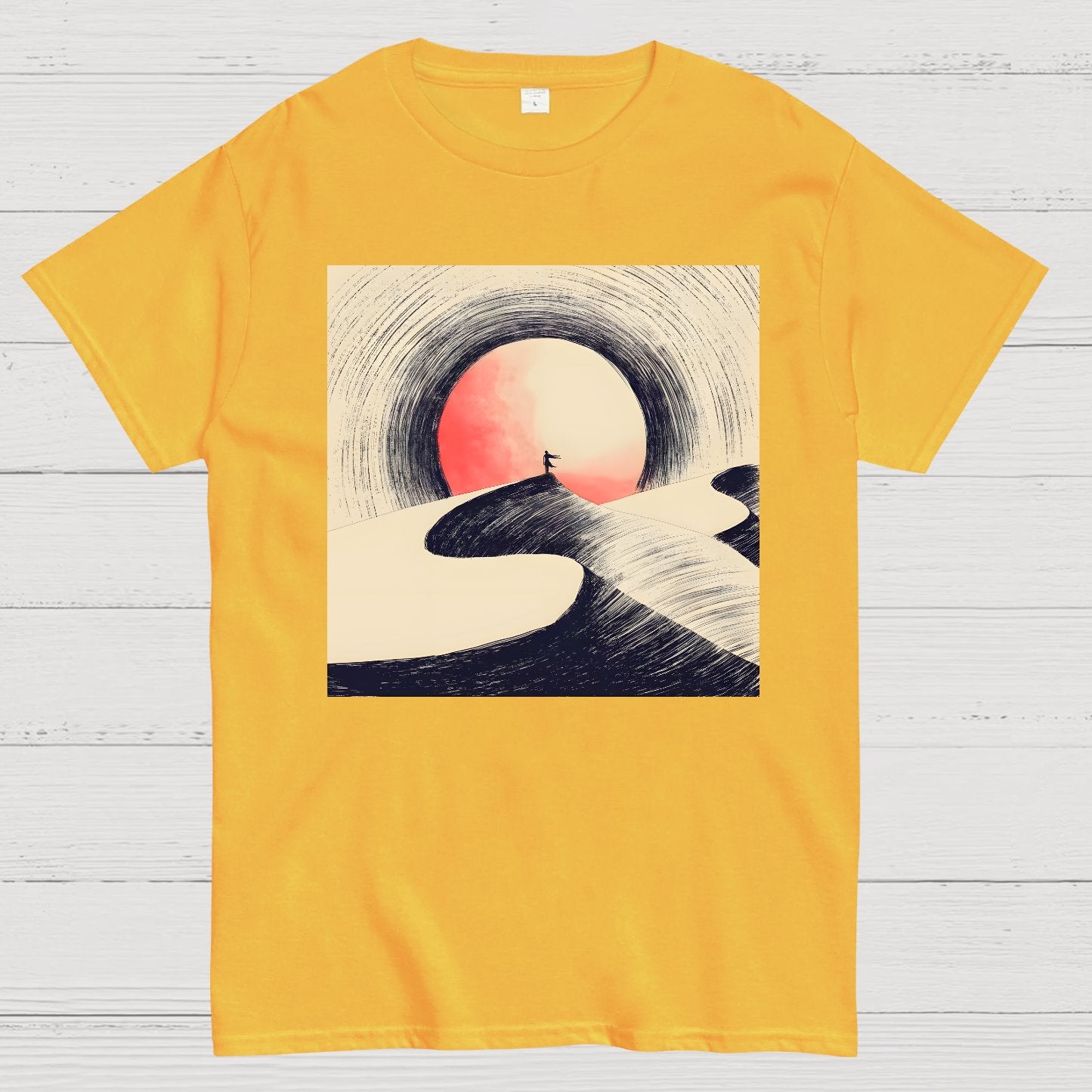 Cosmic Lonely Shadow Geek T-Shirt