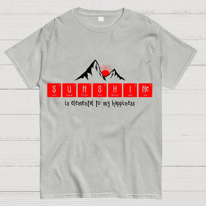 Sunshine Equals Happiness Geek T-Shirt