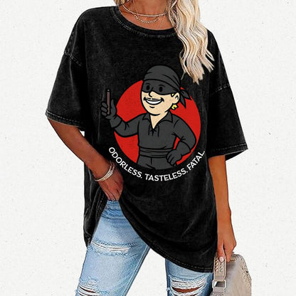 Odorless Tasteless Fatal Vintage Distressed T-shirt