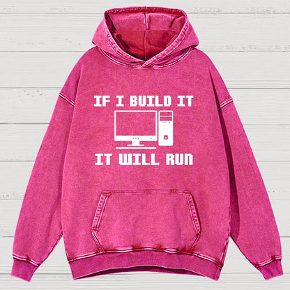 Pc Builder Computer Nerd Vintage Distressed Hoodie