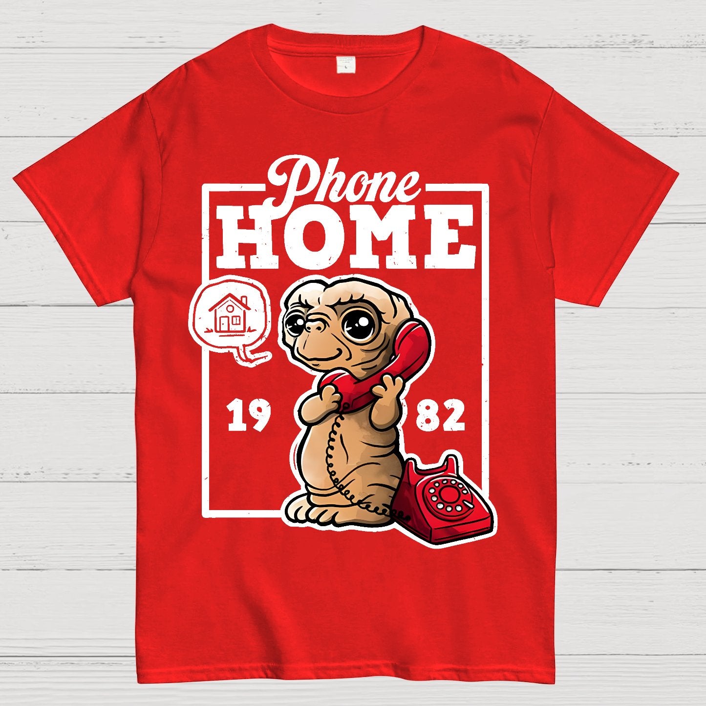 Cute Phone Home Geek T-Shirt
