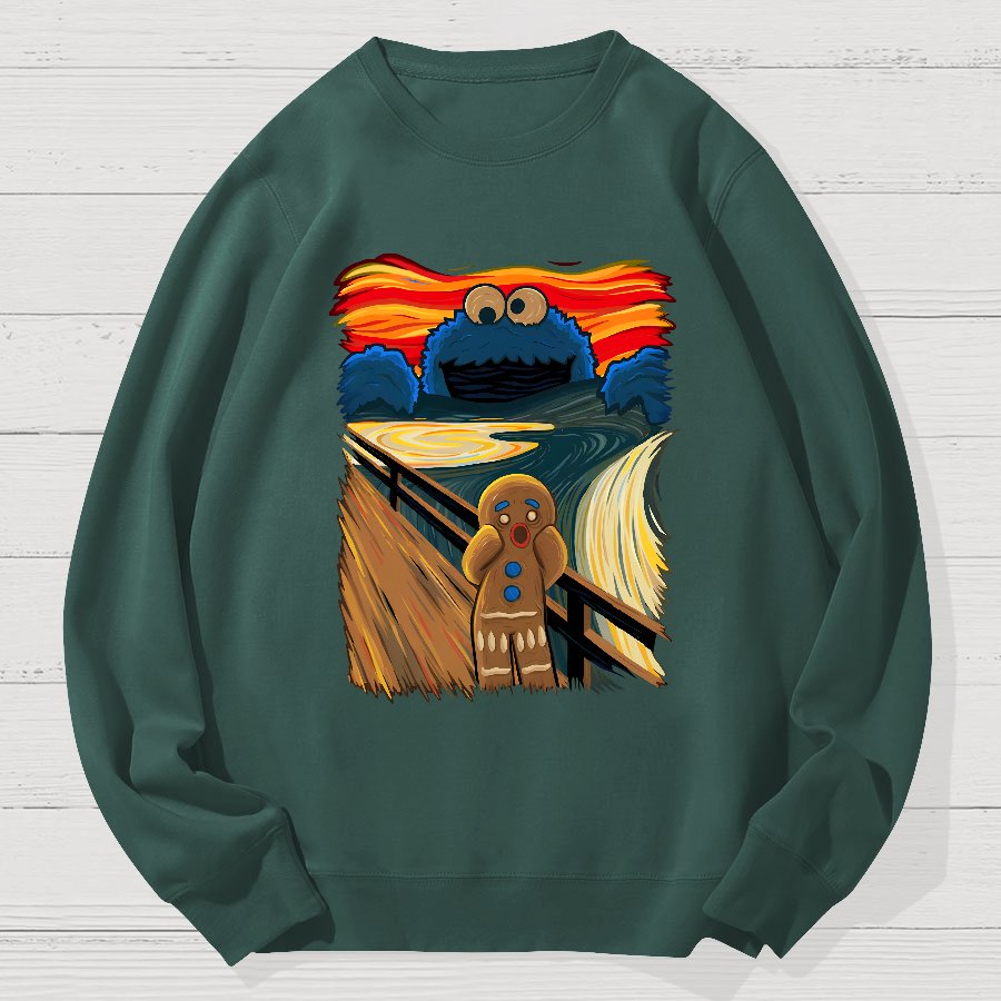 The Cookie Muncher Geek Cotton Sweatshirt