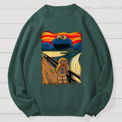 The Cookie Muncher Geek Cotton Sweatshirt