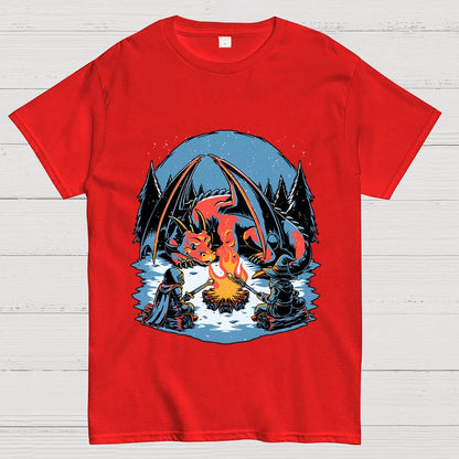 Cozy Dragon Fantasy Geek T-Shirt