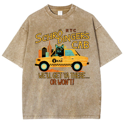 Schrodinger's Cab Vintage Distressed T-shirt