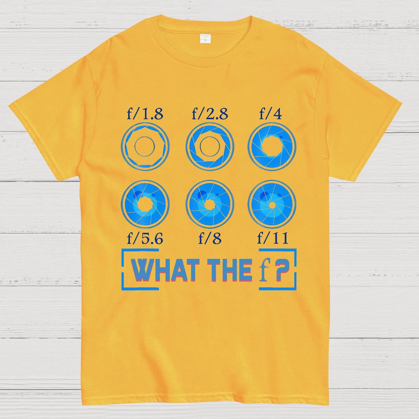 What the F? F-Stop Photography Camera Aperture Focus Geek T-Shirt
