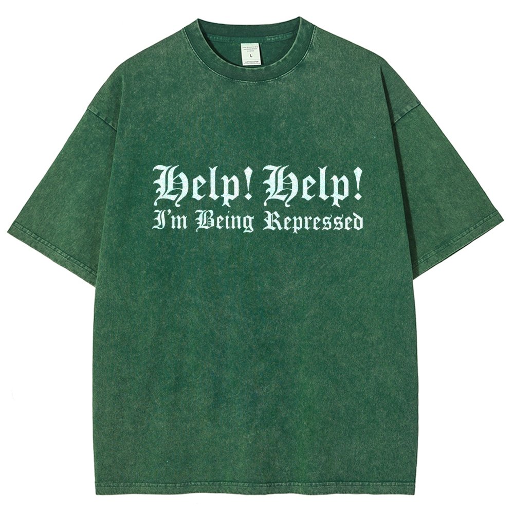Help! Help! I'm being repressed Vintage Distressed T-shirt