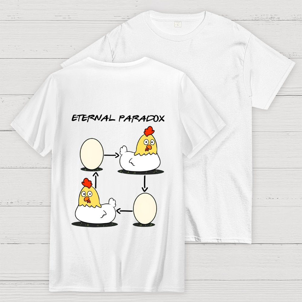 Eternal Paradox Nerdy Front And Back Printing Geek T-Shirt