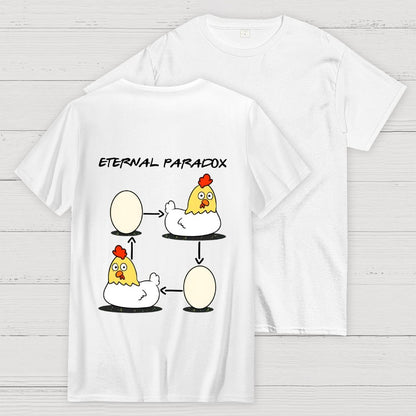 Eternal Paradox Nerdy Front And Back Printing Geek T-Shirt