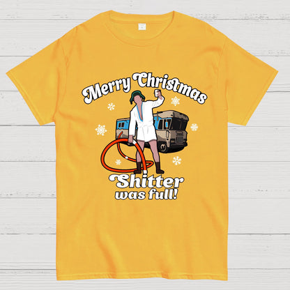 Merry Christmas Shitter Was Full Geek T-Shirt