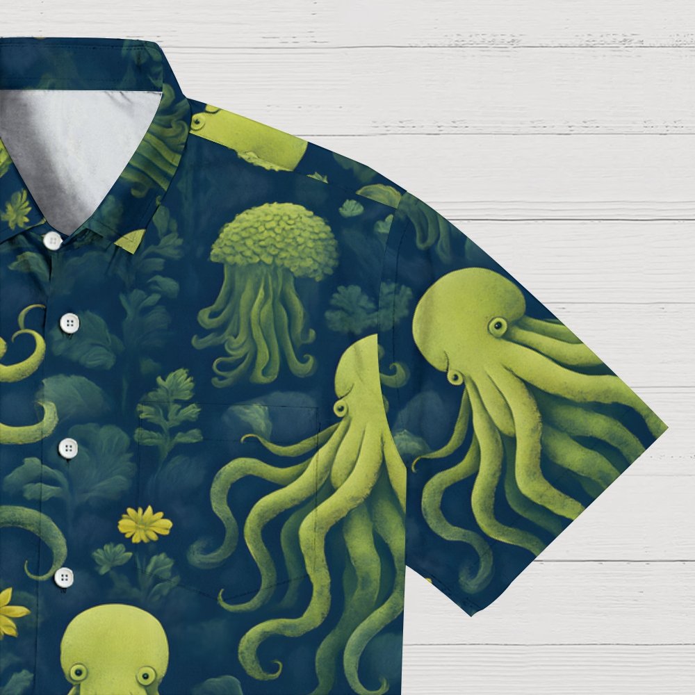 Octopus Geek Hawaiian Shirt