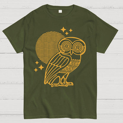 Ancient Greek Owl Geek T-Shirt