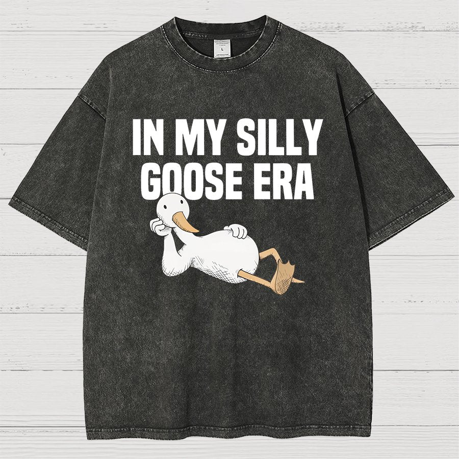 In My Silly Goose Era, Silly Goose Vintage Distressed T-shirt