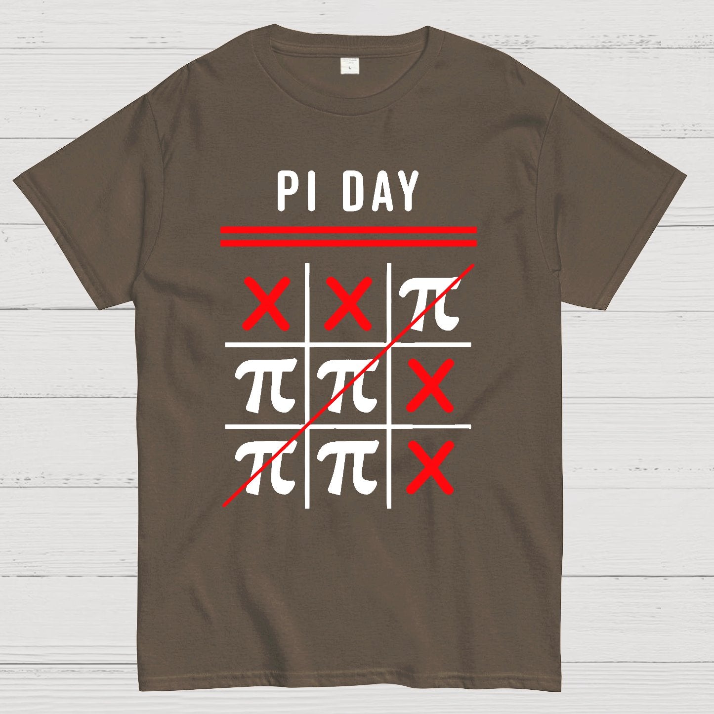 3.14 Tic-Tac-Toe Noughts And Crosses Happy Pi Day Geek T-Shirt