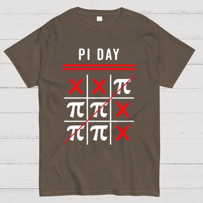 3.14 Tic-Tac-Toe Noughts And Crosses Happy Pi Day Geek T-Shirt