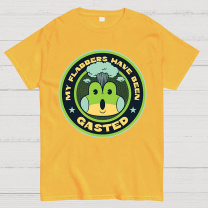 My Flabbers Have Been Gasted Funny Frog Geek T-Shirt