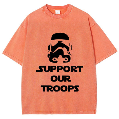 Support Our Troops Vintage Distressed T-shirt