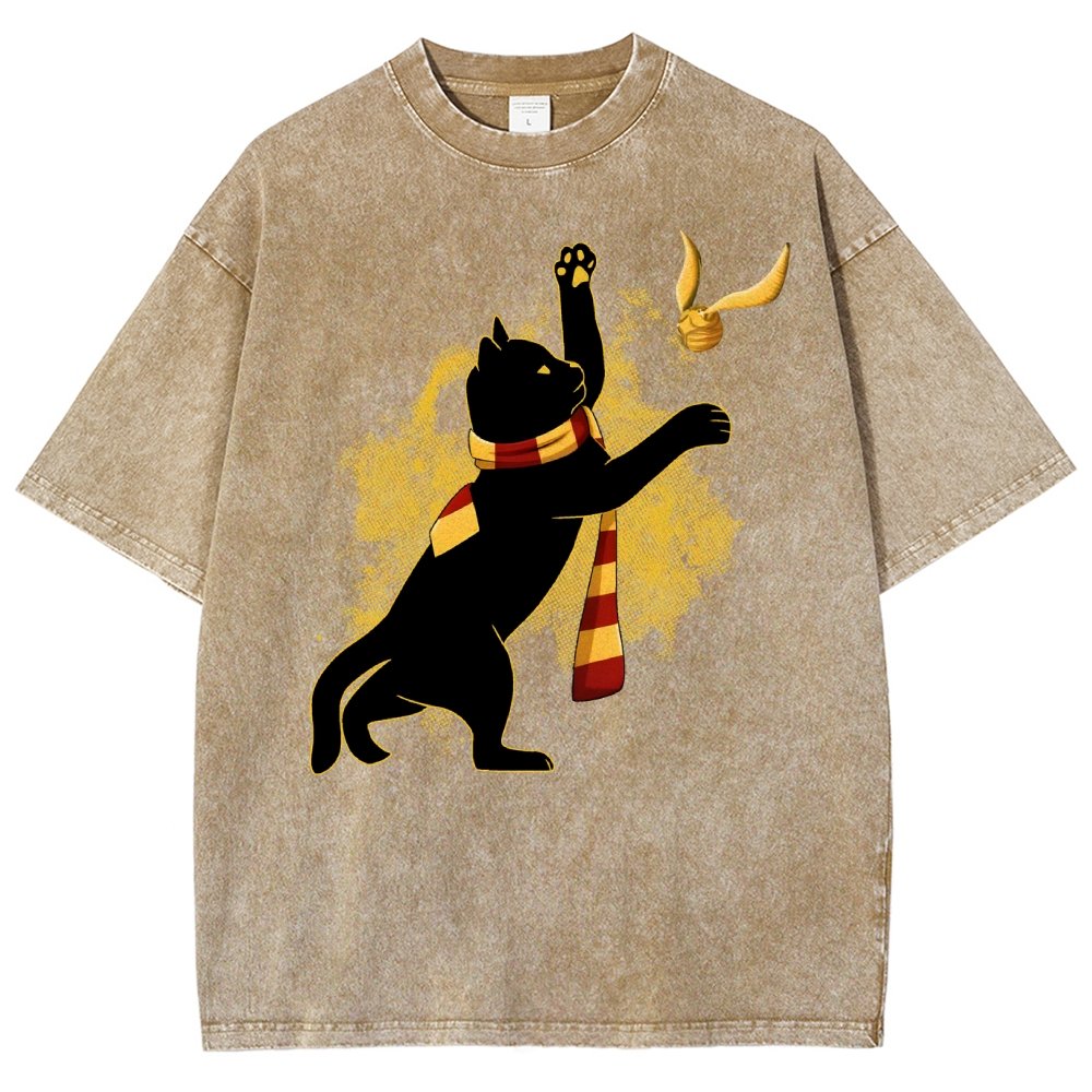 Harry Cat Vintage Distressed T-shirt