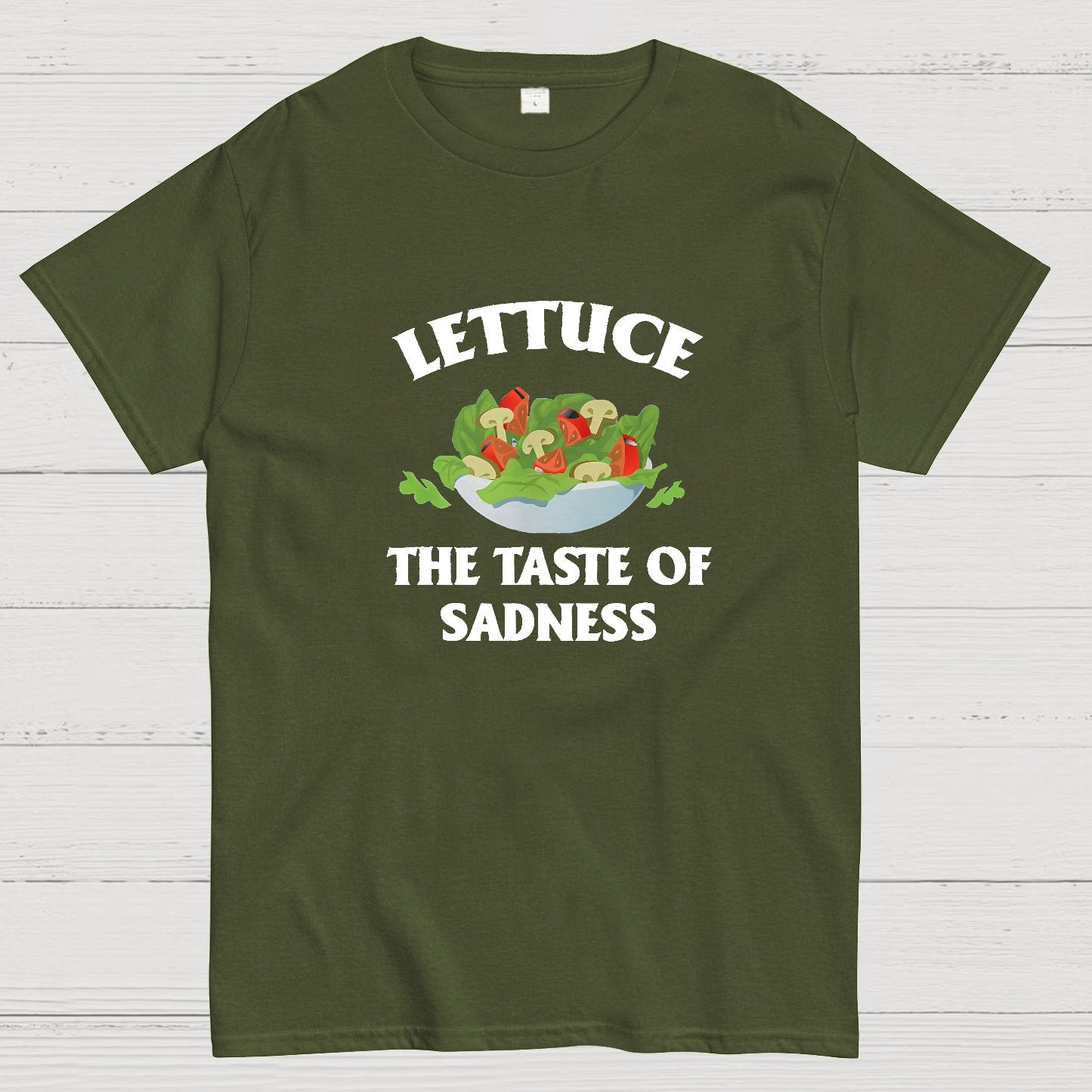 Lettuce The Taste Of Sadness Geeky T-Shirt