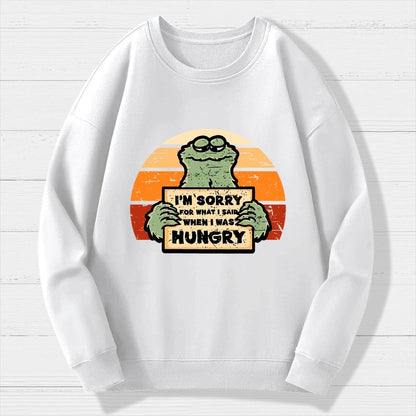 Hangry Monster Geek Cotton Sweatshirt