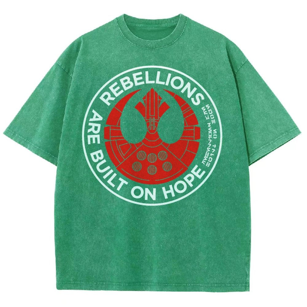 Rebellions Are Built on Dreams Vintage Distressed T-shirt